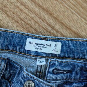 Abercrombie & Fitch High Rise Mom Shorts Curve Love